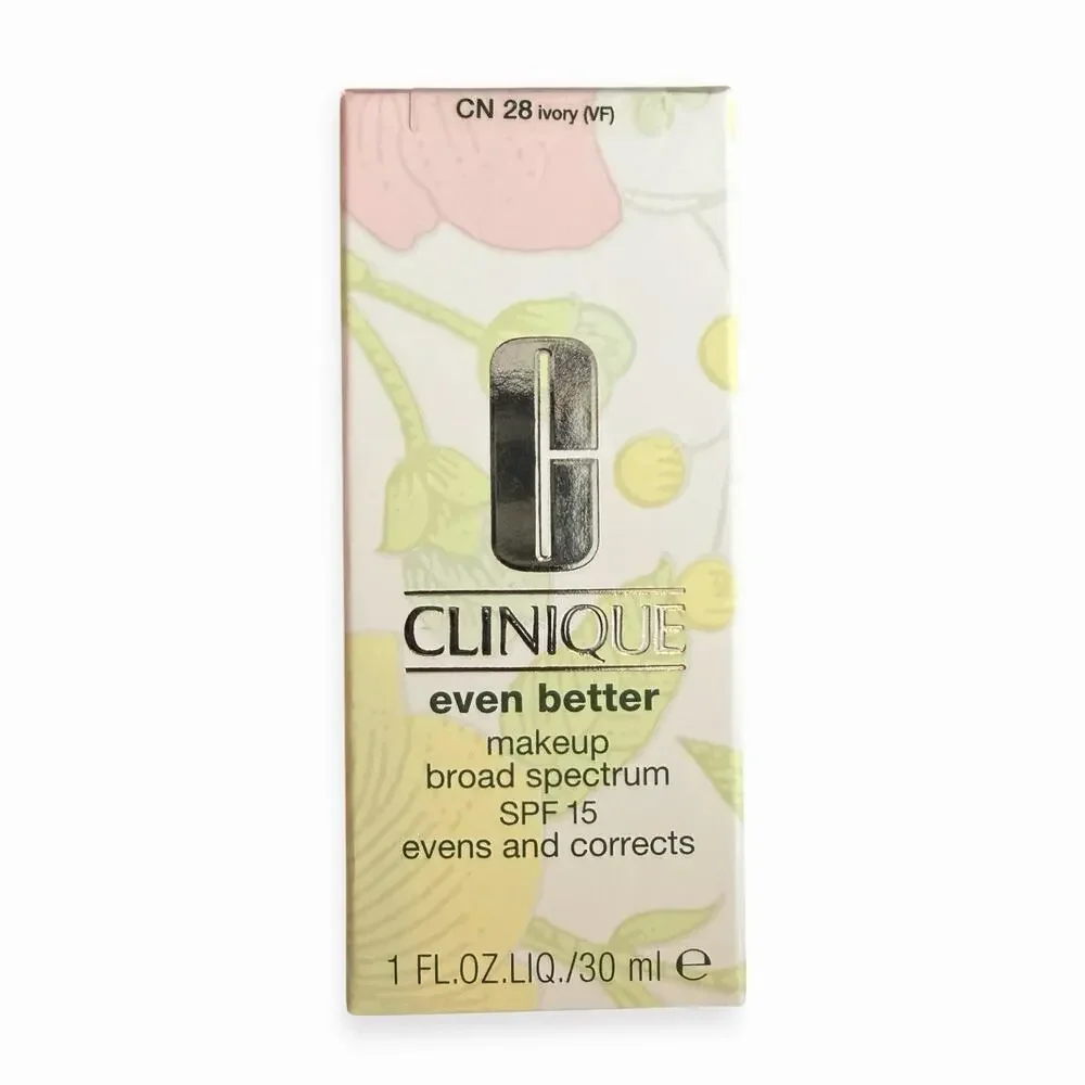 Clinique Even Better Makeup SPF 15 Foundation CN 28 Ivory (VF) 1 oz / 30 ml NIB